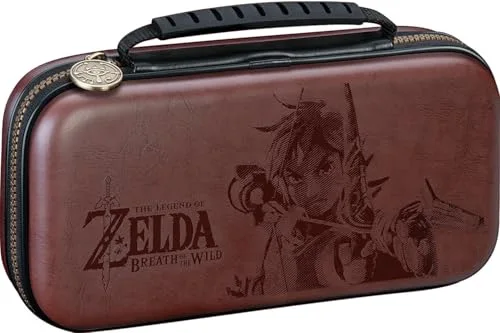 Nacon Pochette de transport Deluxe Zelda Breath of the Wild Marron Switch Lite