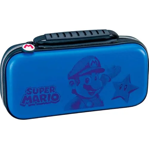 BigBen Deluxe NNS46BL Pochette Mario Bleue Nintendo Switch