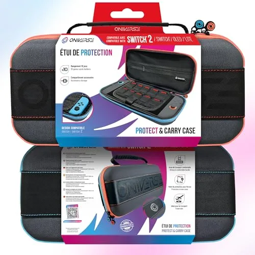 Pochette Protection - Oniverse - Nintendo Switch 2/OLED/Switch - Housse Rigide - Rembourrée - Ergonomique - vue 6