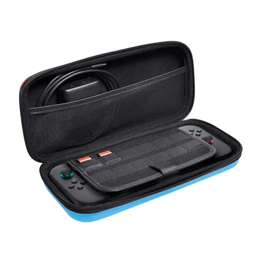 Pochette - TRUST - GXT 1251RB - Antichoc - Espace pour 4 Joy-Cons - Rouge/Bleu - vue 5