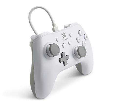 Power A Manette Filaire Blanc Mat Nintendo Switch - vue 2