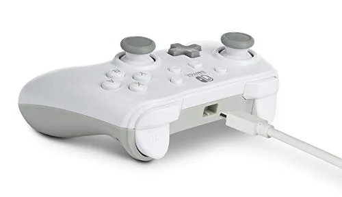 Power A Manette Filaire Blanc Mat Nintendo Switch - vue 5
