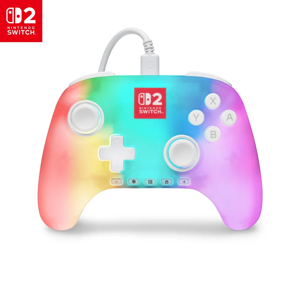 PowerA Advantage Manette filaire Switch 2 Blanc - vue 2