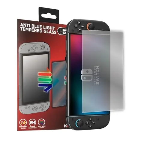 KONIX Protection d’écran verre trempé Switch 2 9H
