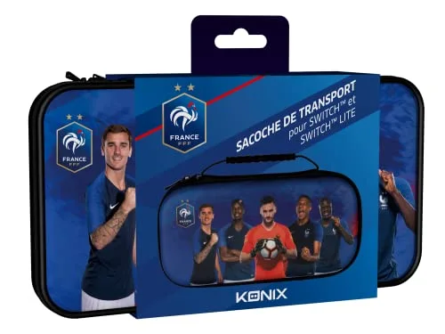 Sacoche de transport - KONIX - Bleu - Switch et Switch Lite - Sous Licence Officielle FFF - vue 7