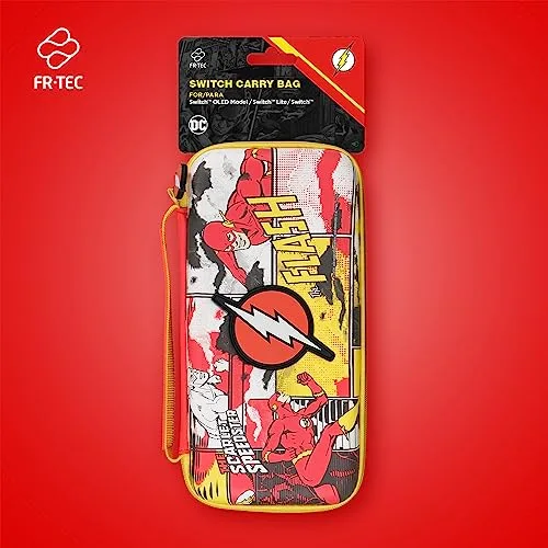 Sacoche Just For Games DC The Flash pour Nintendo Switch Lite et modèle OLED - vue 5