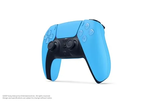 Sony Manette sans fil DualSense PS5 - Bleu ciel retour haptique & gâchettes adaptatives - vue 4