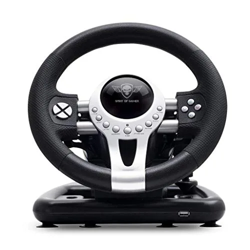 SPIRIT OF GAMER Race Wheel Pro 2 SOG-RWP2 Volant + Pédalier + Levier Multi