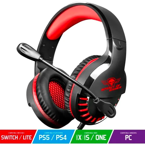 SPIRIT OF GAMER - PRO H3 - Casque Gamer Filaire avec Micro Compatible PS4 PS5 Xbox Smartphones Tablettes PC Mac - Son - vue 2