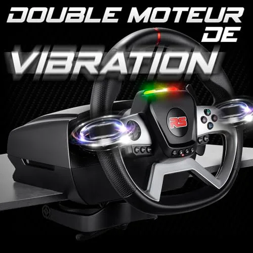 SPIRIT OF GAMER - VOLANT MULTIPLATEFORME A RETOUR DE FORCE RACE WHEEL FORCE 1080RS - vue 5