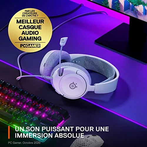 SteelSeries Arctis Nova 1 Blanc - vue 4