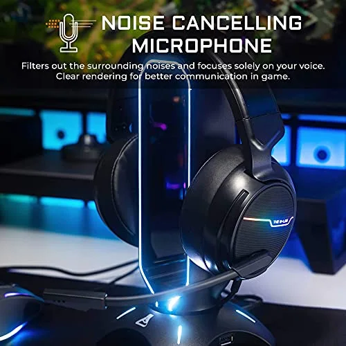 THE G-LAB Korp Thallium Casque avec micro Gaming - 7.1 Digital Sound - Compatible PC PS4 - vue 3