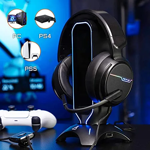 THE G-LAB Korp Thallium Casque avec micro Gaming - 7.1 Digital Sound - Compatible PC PS4 - vue 7