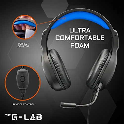 The G-Lab KORP Yttrium Noir - Casque Gaming PC PS4 Xbox - vue 5