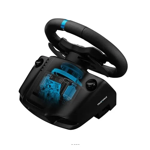 Volant de Course - G923 - TRUEFORCE - Pédales Incluses - Compatible PS5 PS4 et PC - Design Racing Noir - vue 8