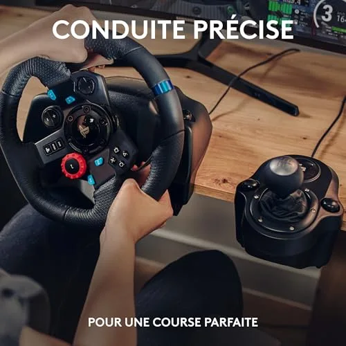 Volant de course - LOGITECH G - G29 SE - Cuir véritable - Retour de force - Pédalier personnalisable - vue 3