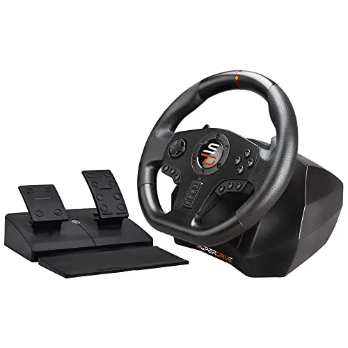 Subsonic SV710 Volant de course avec pédalier et vibrations PC