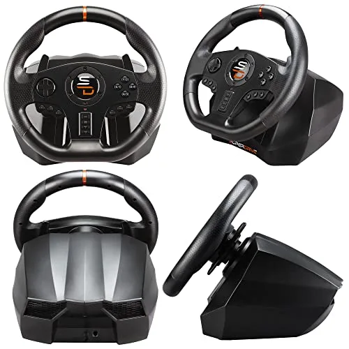 Volant de course - SUBSONIC - SV710 - Pédalier avec vibrations - Compatible PC - 270° de rotation - vue 3