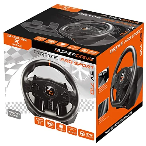 Volant de course - SUBSONIC - SV710 - Pédalier avec vibrations - Compatible PC - 270° de rotation - vue 6
