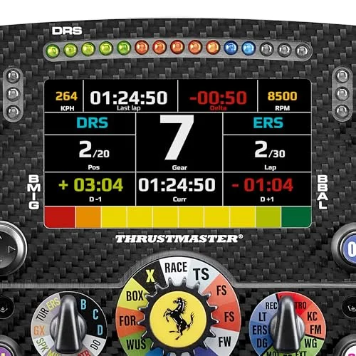 Volant de course - THRUSTMASTER - Ferrari® SF-25 Edition - Add-On compatible bases T598 et T818 - Noir - vue 2