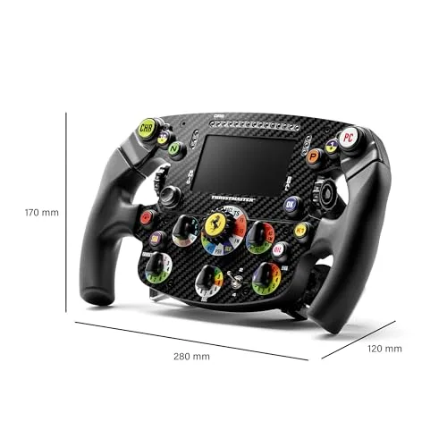 Volant de course - THRUSTMASTER - Ferrari® SF-25 Edition - Add-On compatible bases T598 et T818 - Noir - vue 7