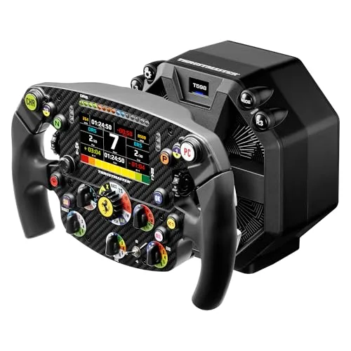 Volant de course - THRUSTMASTER - Ferrari® SF-25 Edition - Add-On compatible bases T598 et T818 - Noir - vue 9