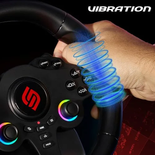 Volant gaming - SUBSONIC - Double joysticks LED - PS4 PC Switch Switch 2 Xbox One Xbox Series - vue 7