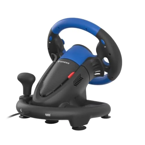 Volant + Pédales - NATEC - GENESIS SEABORG 350 - Filaire - Compatible Nintendo Switch - USB Type-A - vue 8