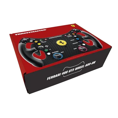 Volant - THRUSMASTER - Ferrari 488 GT3 Wheel Add-On - Noir et Rouge - vue 5