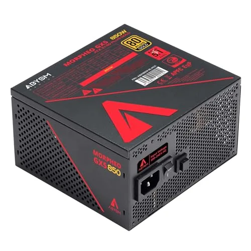 ABYSM Morpheo GX5 850W noir rouge - vue 3