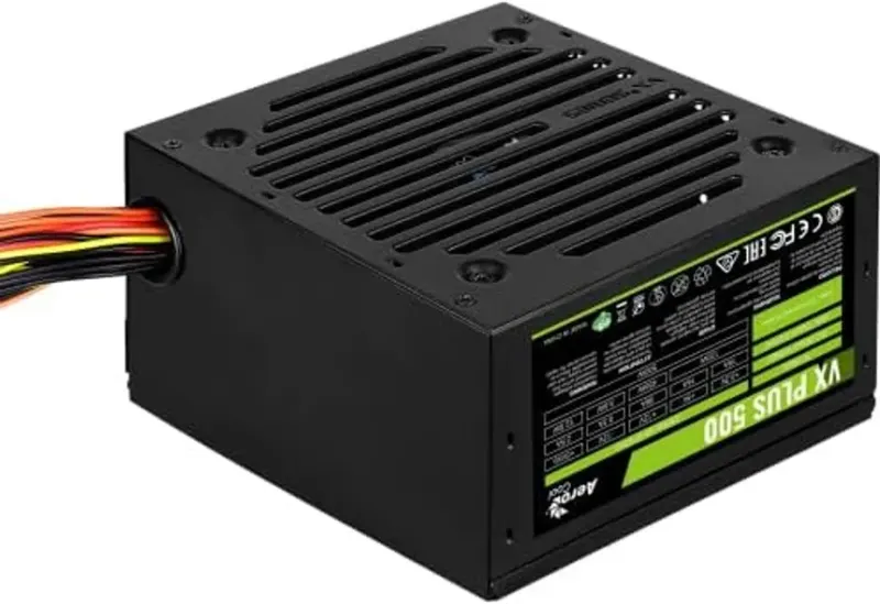 Fuente de Alimentación Aerocool 500W VX Plus ATX Ventilateur 120 mm Non-Modulaire - image 5