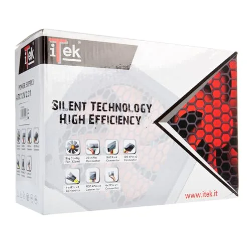 Alimentation ATX - ITEK - Desert 650 - 650W - 20+4 pin - Actif refroidissement - vue 4