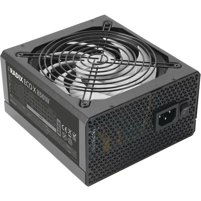 Tacens Radix Eco X 850W 87% Efficacité ATX Non Modulaire