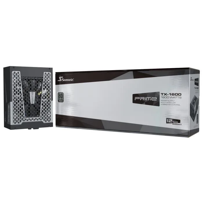 Seasonic PRIME TX-1600 1600W 80+ Titanium ATX 3.1 Full Modulaire