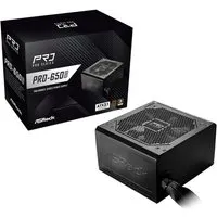 Fuente de Alimentación Asrock PRO-650B 650W Certificación 80 PLUS Bronze ATX - alimentation vue principale