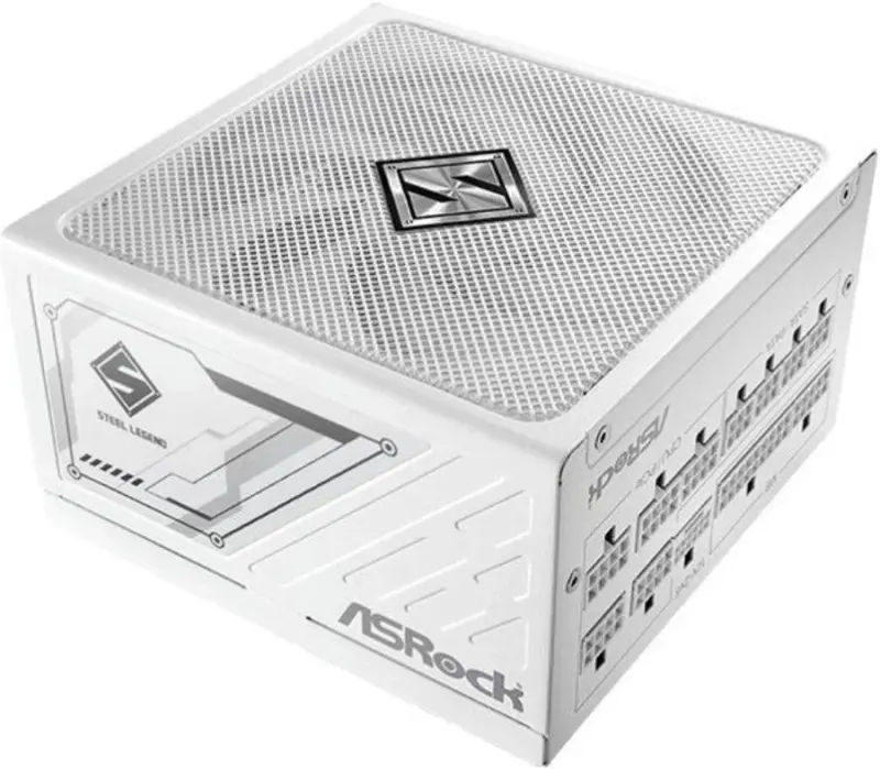 Alimentation Asrock 850 W 80 PLUS Gold Steel Legend White avec protections avancées - image 2
