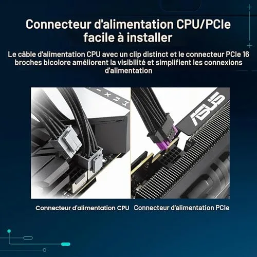 Asus Pro WS 3000W 80+ Platinum modulaire - vue 6