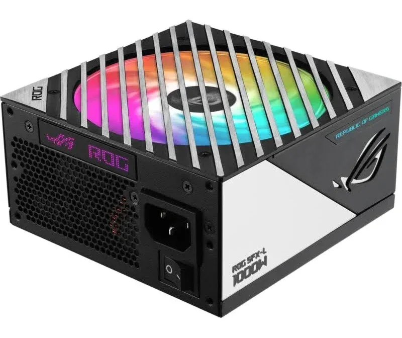 Alimentation PC modulaire ASUS ROG Loki SFX-L 1000W 80 PLUS Platinum noir et blanc - alimentation vue principale