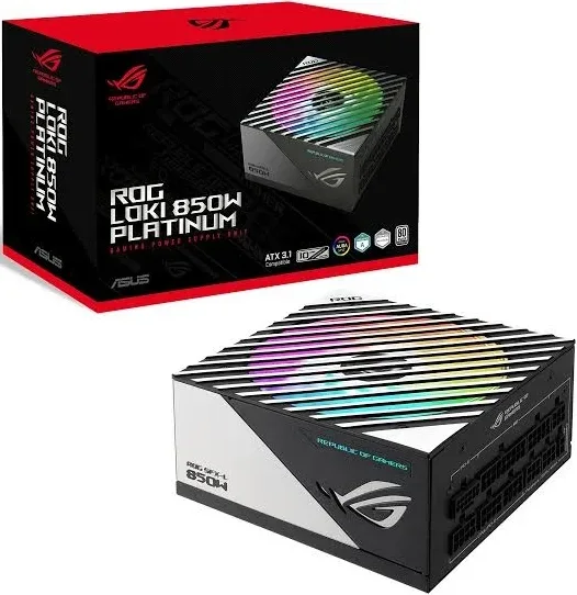 Alimentation PC modulaire ASUS ROG Loki SFX-L ARGB 850W 80 PLUS Platinum noir - image 5