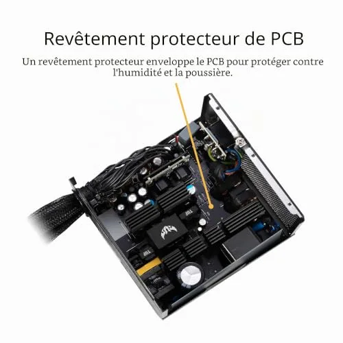 ASUS TUF Gaming 750W 80+ Bronze non modulaire noir - vue 3