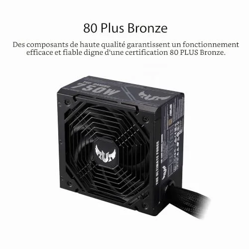 ASUS TUF Gaming 750W 80+ Bronze non modulaire noir - vue 4