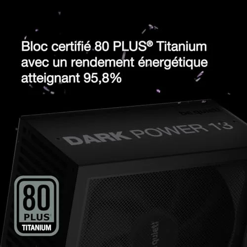 BE QUIET! - Dark Power 13 - Alimentation PC - BN333 - 750 W - vue 4