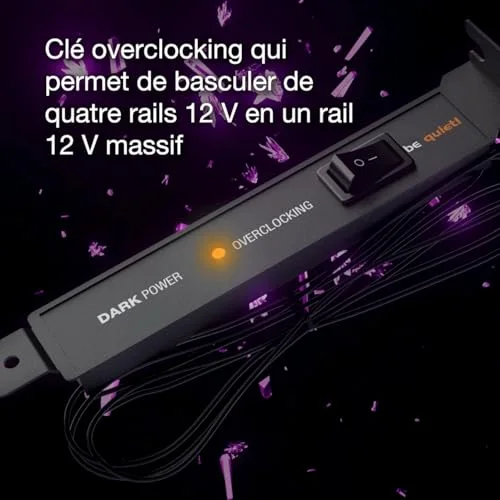 BE QUIET! - Dark Power 13 - Alimentation PC - BN333 - 750 W - vue 6