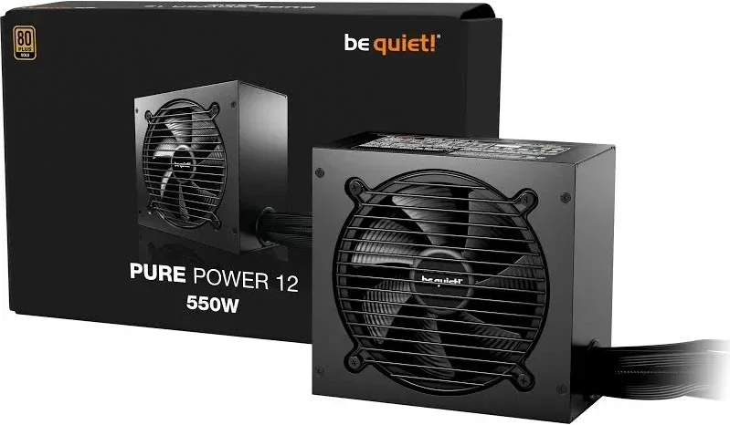 Alimentation PC semi modulaire Be Quiet Pure Power 12 550W 80 PLUS Gold Noir - image 4