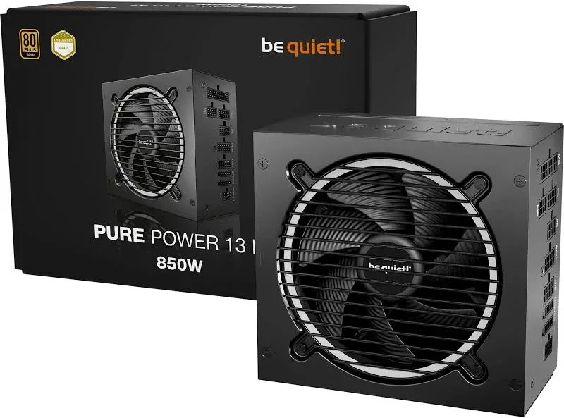 Alimentation PC modulaire Be Quiet Pure Power 13 M 850W 80 PLUS Gold Noir - image 2