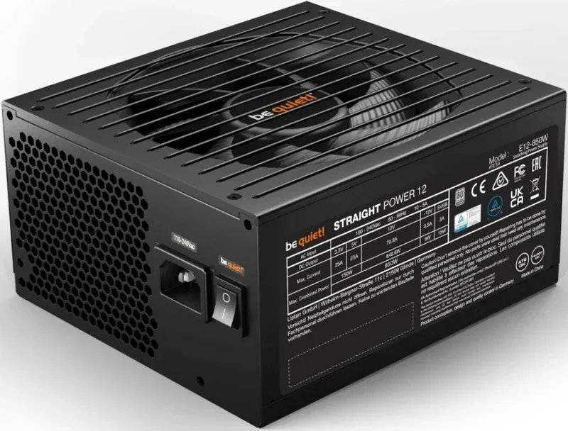 Alimentation PC modulaire Be Quiet Straight Power 12 850W 80 PLUS Platinum Noir - image 2
