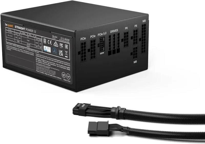 Alimentation PC modulaire Be Quiet Straight Power 12 850W 80 PLUS Platinum Noir - image 5