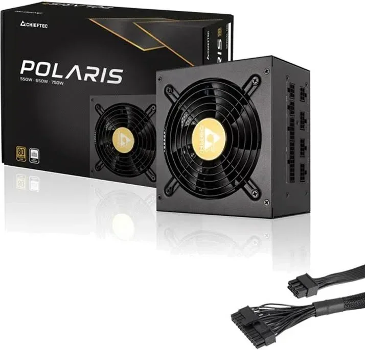 Alimentation Chieftec Polaris 650W 80+ Gold entièrement modulaire - image 5