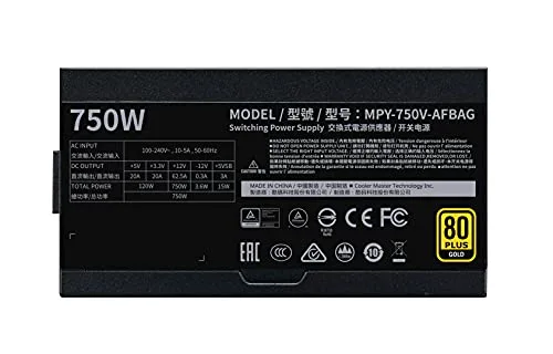 Cooler Master V750 V2 750W 80+ Gold modulaire - vue 2