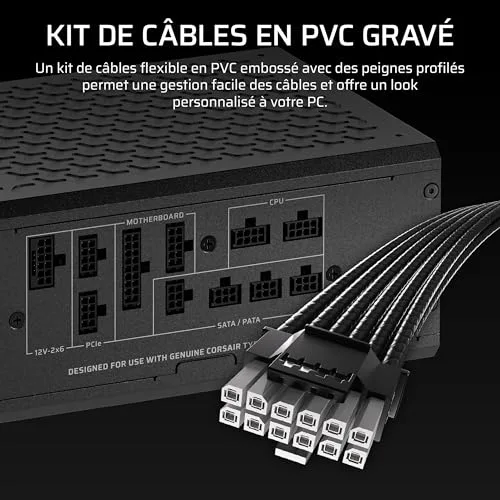 Corsair HX1200i SHIFT 1200W 80+ Platinum - vue 8